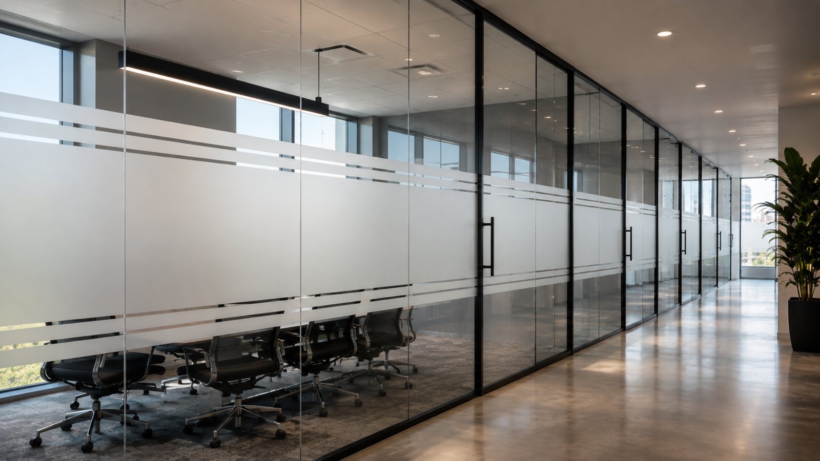 Pellicule décorative givrée : moderniser son bureau à moindre coût
